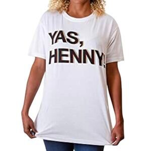 QUEER EYE White YAS Henny Tee Size Large New w/ Tag Factory Sealed MSRP $30 SOO